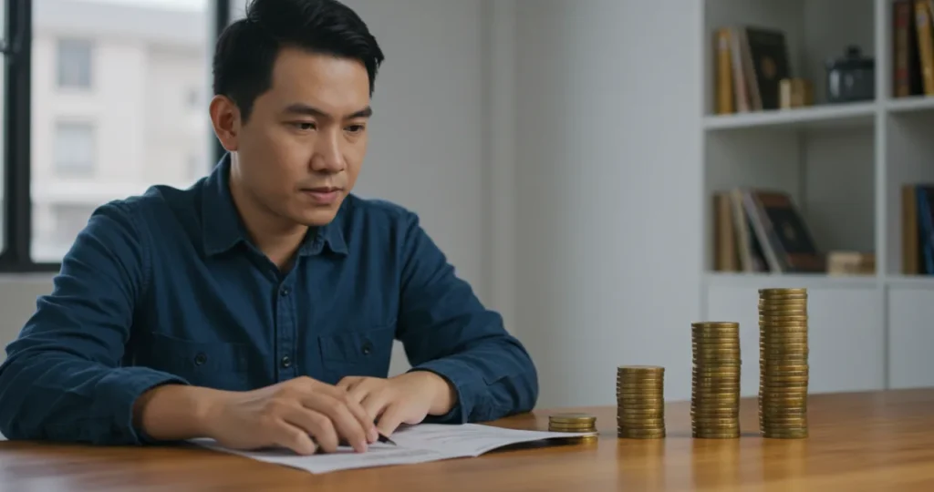 Distribuição estratégica do 13º salário entre diferentes objetivos financeiros