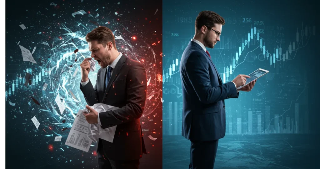 Equilíbrio emocional durante crises financeiras: comparação entre investidor emocional e racional