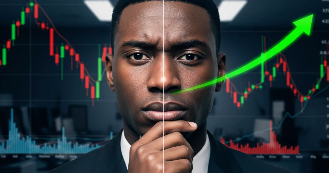 Psicologia do investidor equilibrando emoções de medo e oportunidade diante das flutuações do mercado financeiro