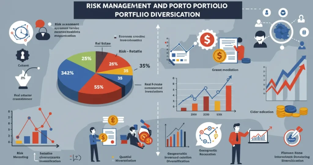 Diversificação carteira investimentos como funciona o mercado de ações - gestão de risco