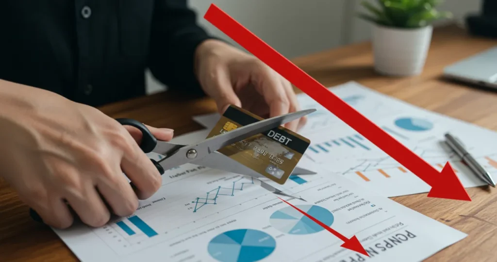 Eliminando dívidas para melhor gerenciar seu dinheiro e alcançar liberdade financeira