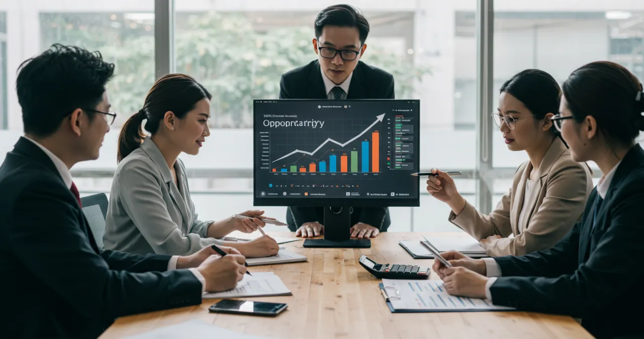 Motivos Para Abrir um Negócio durante crise econômica - empreendedores analisando oportunidades"