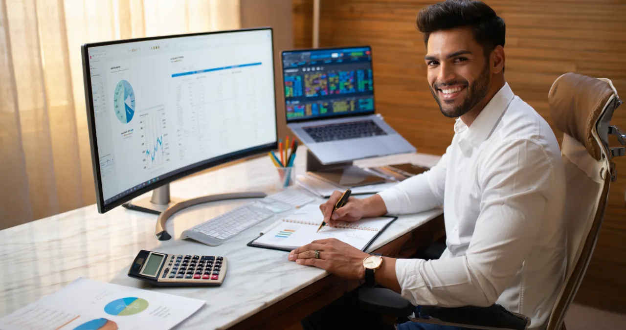 Como viver de dividendos analisando carteira de investimentos com gráficos financeiros