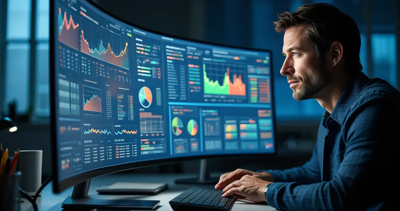 Indicadores financeiros essenciais para gestão empresarial de sucesso com gráficos e dashboards