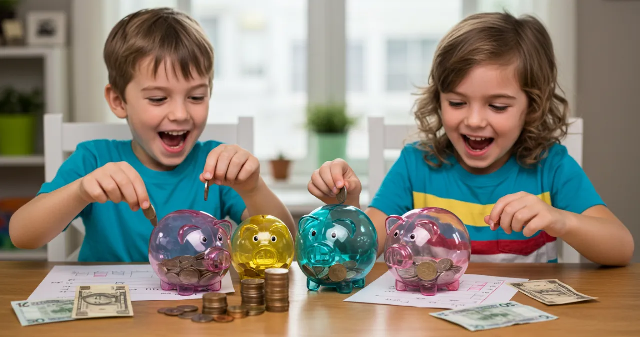 A magia do cofrinho ensinando educação financeira para crianças de forma divertida