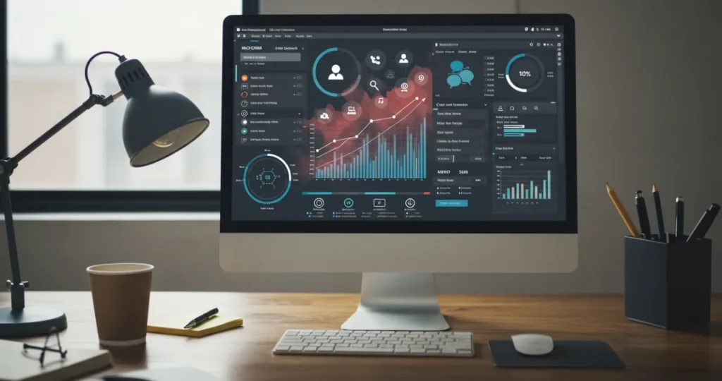 Marketing digital para negócios lucrativos do zero - dashboard de análise