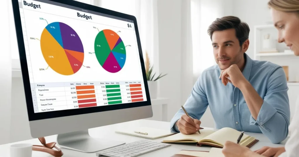 Planilha digital para gerenciar seu dinheiro com orçamento organizado