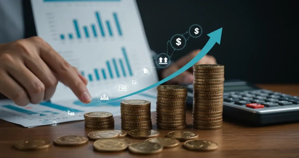 Receita recorrente negócios lucrativos do zero - crescimento financeiro