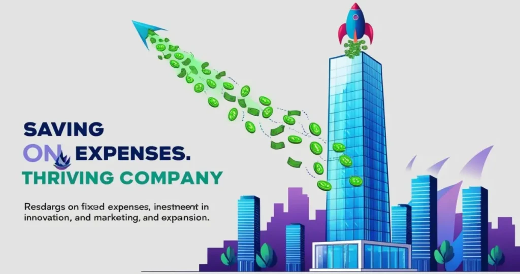 Economia em despesas fixas como vantagem competitiva para crescimento empresarial sustentável