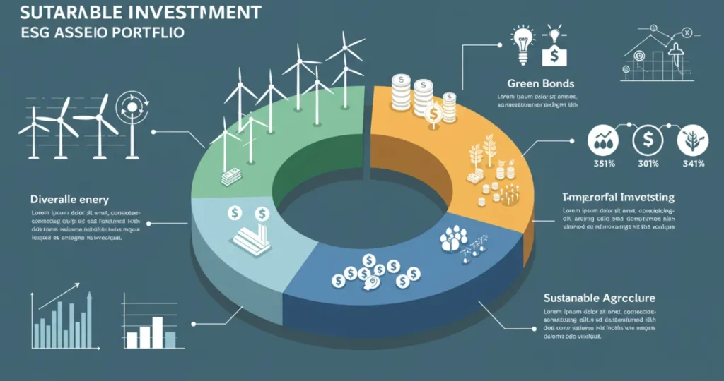  Diversificação de carteira de investimentos sustentáveis com diferentes classes de ativos ESG