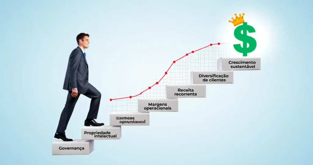 Estratégias práticas de valuation para maximizar o valor empresarial com gráficos ascendentes