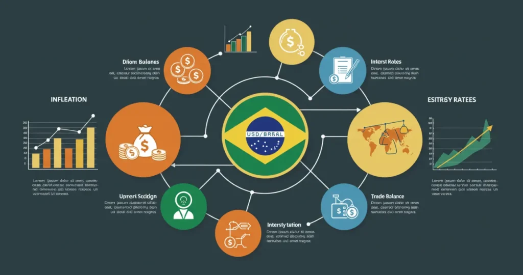 Fatores econômicos globais e locais impulsionando o dólar em alta no contexto brasileiro.
