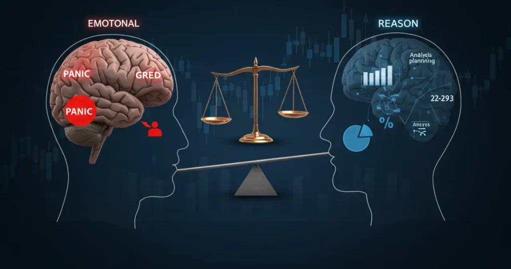Equilíbrio emocional para fazer o dinheiro render controlando emoções nos investimentos