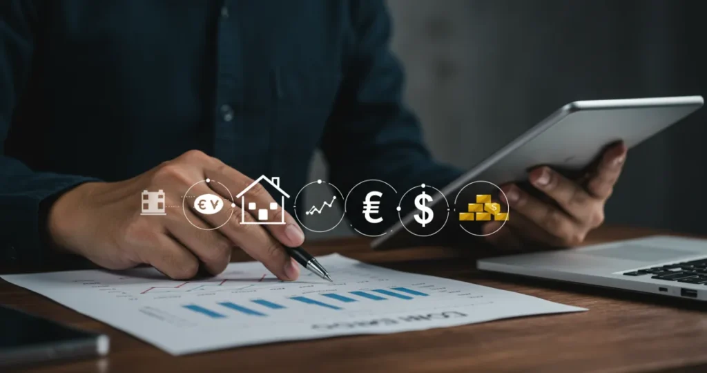 Gráfico de alta volatilidade ilustrando os riscos do mercado financeiro com grandes oscilações em períodos curtos